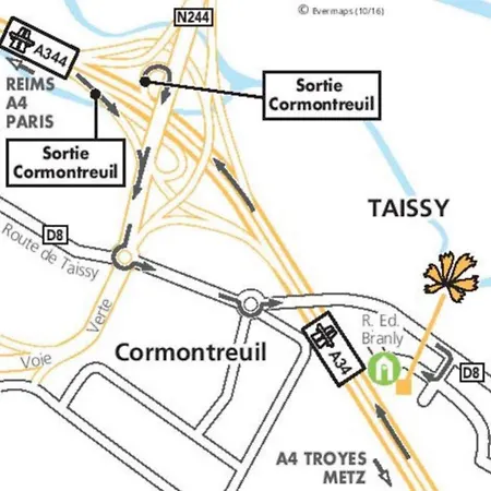 Fasthotel Reims Est - 호텔